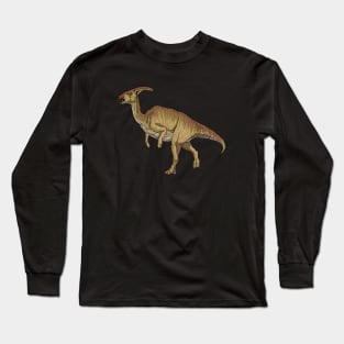 Drawing of the Parasaurolophus Long Sleeve T-Shirt